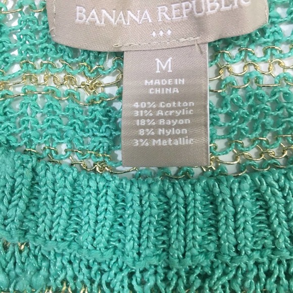 Banana Republic Metallic Stripe Sweater - Picture 7 of 9